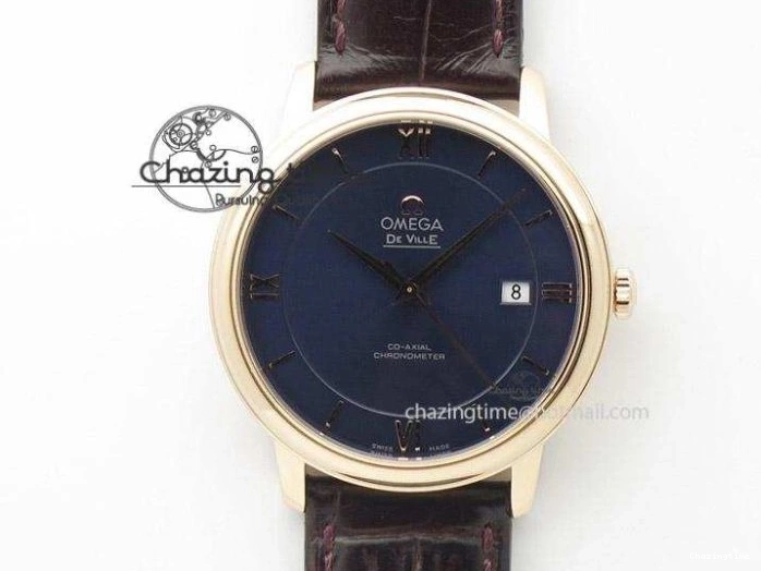 0730 De Ville Prestige Real Power Reserve SS TW 1:1 Best Edition Gray Dial On Leather Strap A SportInspired 8090